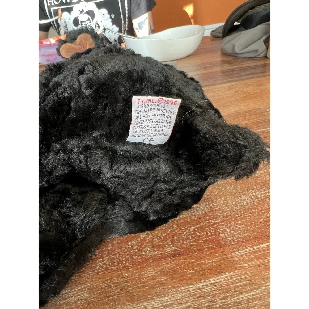 Ty Classic Pepper Black Dog Puppy Plush Stuffed Animal 1996 Collectible Toy